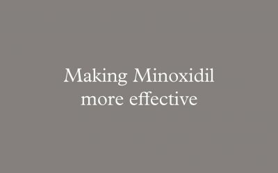 Making Minoxidil and other topically applied treatments such as ‘Regaine’ more effective